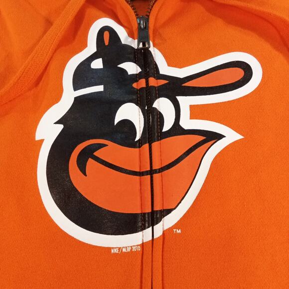 Nike Baltimore Orioles Full Zip Hoodie Orange Cooperstown Collection Men’s XL - Picture 4 of 7